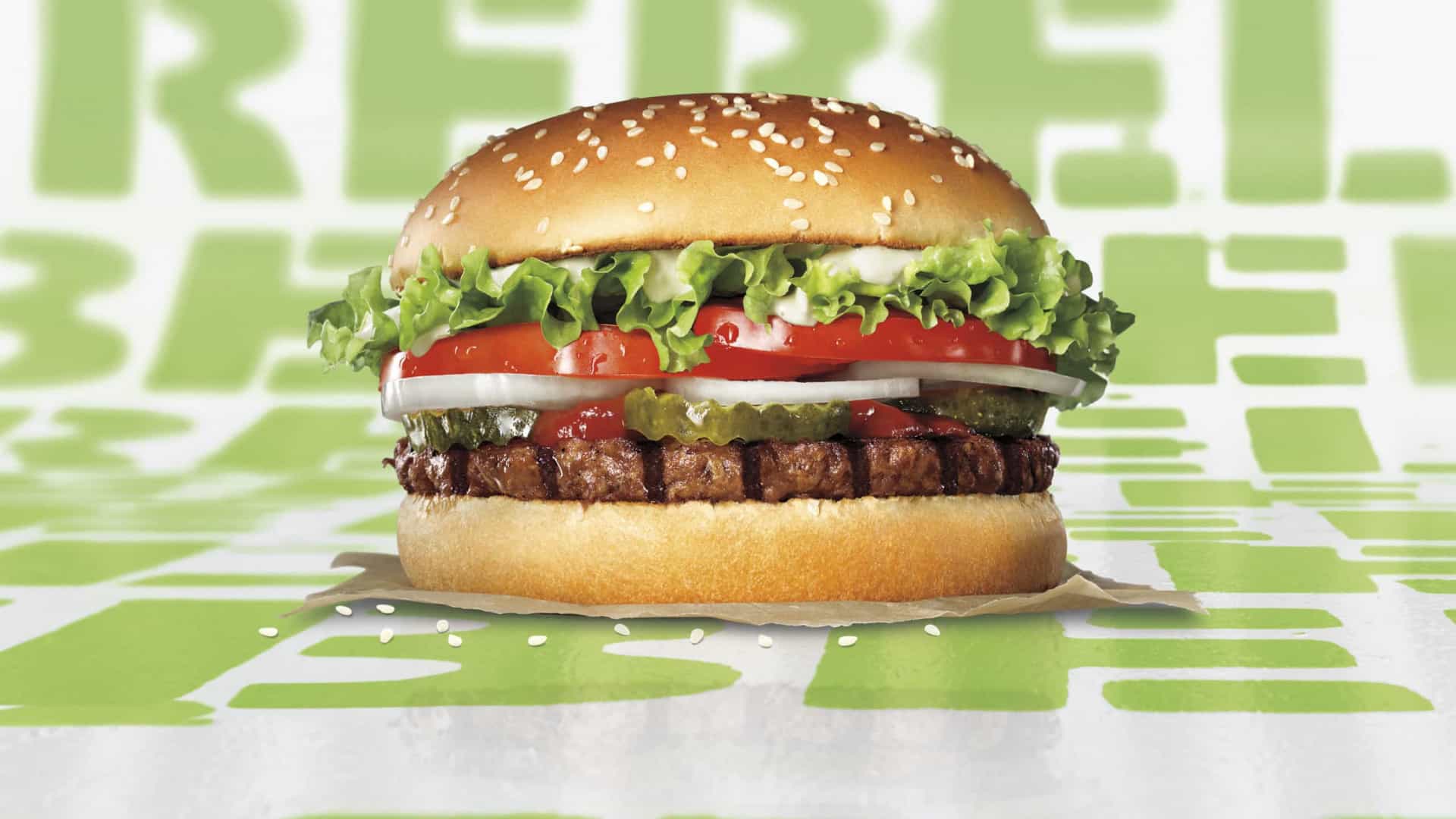 Fast foods se rendem ao hambúrguer vegetal